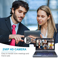 Nouvel ordinateur portable réversible Intel de 8 pouces N100 DDR5 Windows 11 Pro Écran tactile Divertissement Utilisation pratique au bureau 2 en 1
