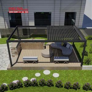 Pérgola Retráctil de Aluminio para Jardín, Protección Solar y Contra la Lluvia, Refugio Tranquilo al Aire Libre - Product Image 1