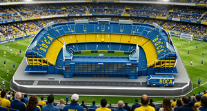Puzzle 3D dello Stadio <span class=keywords><strong>La</strong></span> <span class=keywords><strong>Bombonera</strong></span>, Modello di Calcio in Cartone EPS Fai-da-Te, Giocattolo Educativo, Souvenir Personalizzabile per Tifosi - Product Image 4