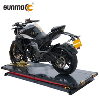Sunmo SML-450L Support D'ascenseur De Moto Hydraulique D'air Ciseaux Table Élévatrice De Moto, Moto Vérin