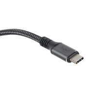 Kabel VCOM USB 4.0 Kompatibel Thunderbolt 3 Kecepatan Super 40Gbps Data USB4 Tipe C 20V 5A 100W Kabel Pengisian Cepat