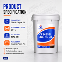 Oli Mesin Diesel SINOPEC Great Wall CF-4 15W40, Pelumas Motor Truk Traktor Tugas Berat 16kg Ember Plastik