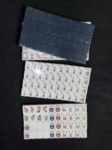 Juego de Mahjong Plegable de Lujo Moderno, Fichas de Acrílico de 2 Capas, Juego de Mahjong Chino con Logotipo Personalizado <span class=keywords><strong>Lyla</strong></span> para Entretenimiento - Product Image 3
