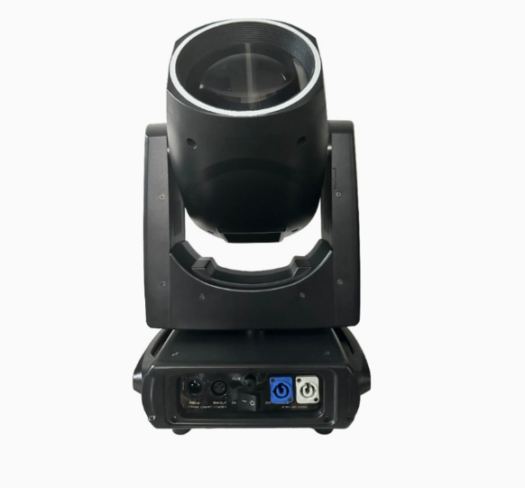 Mini 250W Beam Light Aperture Moving Head DMX512 Control E27 Bulb Base RGB 8000K for Bar Parties Weddings Stage Performances