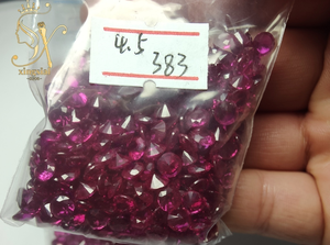 Corindón suelto Corte redondo Tamaño grande 3,0mm a 12mm 5 # Piedra de corindón - Product Image 6