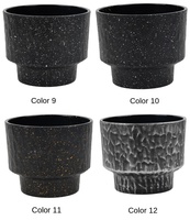 Pots en résine mélamine, nouveau design, pour la maison, le jardin et les plantes d'intérieur, plusieurs couleurs, écologiques, durables, pour fleurs artificielles