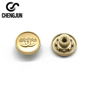 Nhà Máy Giá OEM ODM Tùy Chỉnh Kim Loại Mạ Điện Denim May Mặc Nút Thép Không Gỉ Kẽm Hợp Kim Quần Áo Jean Nút - Product Image 4