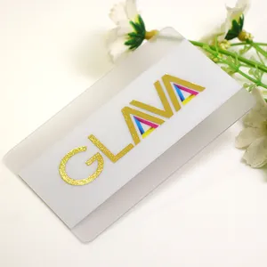 CMYK Printing Custom Clear PVC Name Visit Transparent Business Cards
