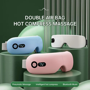 Inalámbrico inteligente música fatiga ocular cuidado de los ojos masaje calefacción 6 modos VIBRADOR ELÉCTRICO 4D masajeador de ojos inteligente con calor - Product Image 5