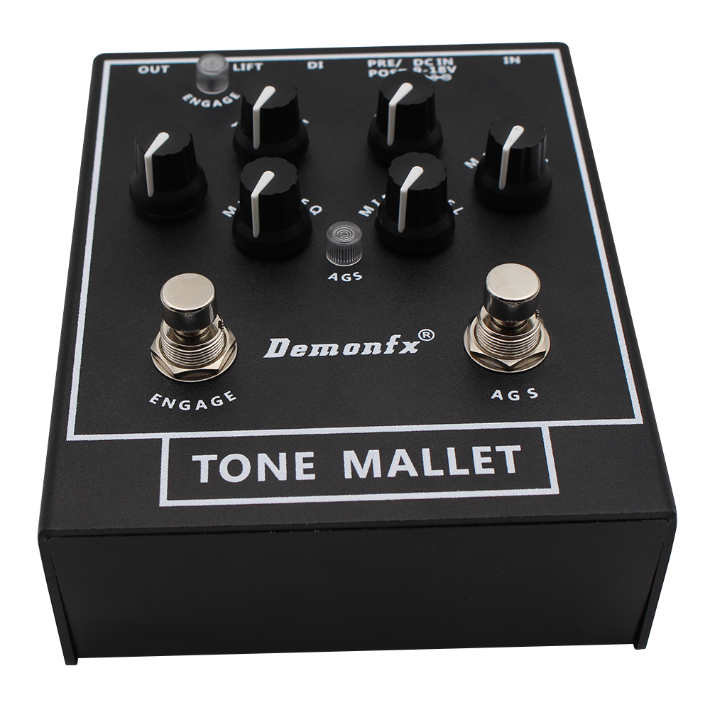Demonfx Tone Mallet Bass Preamp DI Box: Multi-Effect Processor