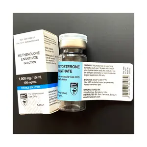 Moq Custom Labels 10Ml Multiple Dosisflesje Verpakking Steroides Fles Etiketten En Dozen Wordt Geleverd Met Afdichting In Beide Zijden