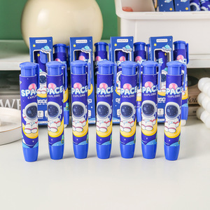 Gomme rétractable en forme d'astronaute, thème exploration spatiale, pour fournitures scolaires, en boîte - Product Image 1