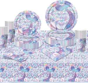 Modern 9 Inches Diameter Paper <b>Plates</b> Dolphin Theme Party Supplies for Kids for Appetizer Birthday Party Lunch Dinner Dessert - Product Image 1