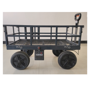Chariot de jardin <span class=keywords><strong>électrique</strong></span> 2025 avec une capacité de charge maximale de 100 kg, chariot de courses en acier - Product Image 2