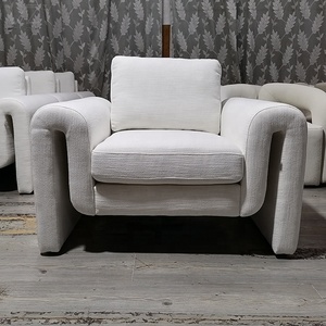 Salon design nordique <span class=keywords><strong>Poltrone</strong></span> Sala Pranzo Boucle <span class=keywords><strong>canapé</strong></span> fauteuil moderne crème blanc Teddy fauteuil de salon pour la maison - Product Image 4