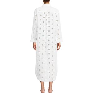 Robe longue boutonnée à œillets pour femme FOXA, coupe ample, respirante, décontractée - Product Image 2