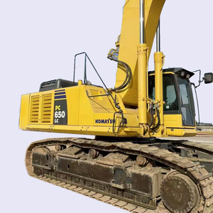 Excavadoras usadas Komatsu Pc650 Excavadora de orugas de segunda mano Excedente original de Japón con interruptor de cubo de buena calidad - Product Image 3