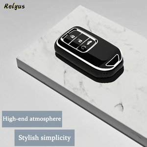 เคสกุญแจรถยนต์ TPU สำหรับ Honda Civic City Accord CRV CR-V XR-V Odyssey Vezel Jade Crider Fit Freed Pilot HRV - Product Image 6