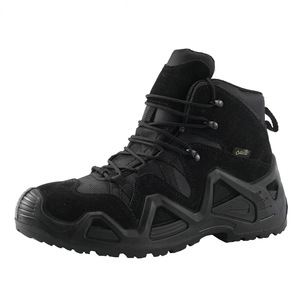 Bottes de randonnée pour hommes DF022 AS33 en textile noir, bottes de trekking sportives, disponibles en marron, beige, jaune et plusieurs autres couleurs - Product Image 5