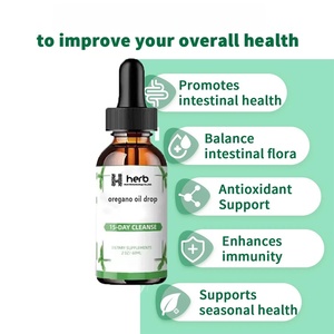 Suppléments de fibres alimentaires en marque blanche OEM/ODM, extrait d'huile d'origan, gouttes d'origan, huile d'origan liquide biologique - Product Image 3