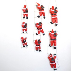 Mini babbo natale scaletta e corda ciondolo bambola per regali di natale decorazioni Festive - Product Image 6