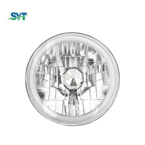 Faro LED Rotondo da 7 Pollici con Barra Luminosa LED DRL H4 per Jeep Wrangler, <span class=keywords><strong>Auto</strong></span> d'Epoca, Pickup - Product Image 2
