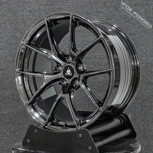 Jantes forgées en alliage d'aluminium 6061-T6 VS-5RS chromées noires brillantes au design musculaire et élégant, personnalisées pour voitures particulières BMW M3 M4 - Product Image 3