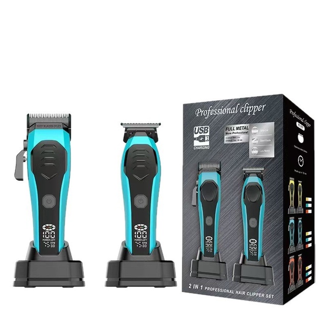 Electric Hair Clippers Trimmer-Low Noise IPX7 Waterproof for Hotel and Salon Use