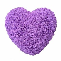 Rose en forme de cœur pour la Saint-Valentin, je t'aime, roses pour la Saint-Valentin, rose en forme de cœur pour la Saint-Valentin