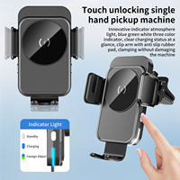 Chargeur sans fil de voiture en mode privé chargeur sans fil à induction intelligent support de voiture à charge rapide 15W