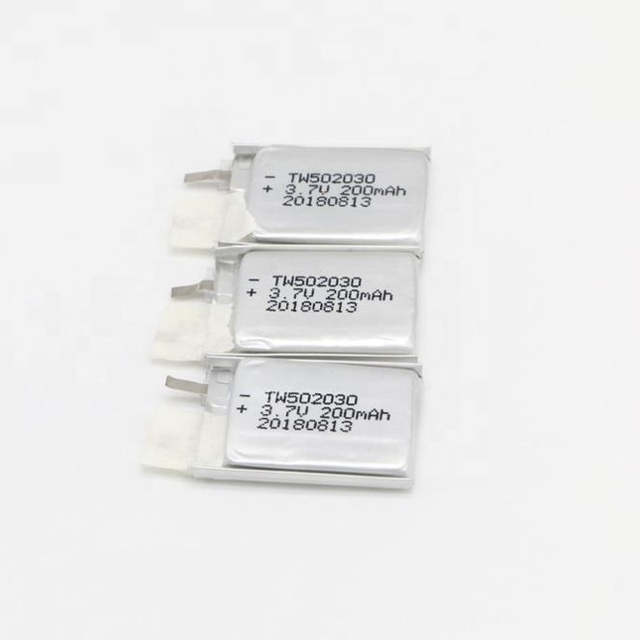 502030 200mAh 3.7v Flexible Solar Waterproof Yks Lithium Polymer Ion Battery Cells Pack Charger With kc