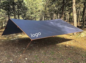 Lona Impermeable para Tienda <span class=keywords><strong>de</strong></span> Campaña, 210T Nailon Ripstop PU 3000, Ligera, Equipo <span class=keywords><strong>de</strong></span> Supervivencia para Acampar - Product Image 3