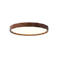 Plafonnier LED en acrylique à montage en surface pour salon et chambre à coucher, design minimaliste moderne, interrupteur rond, éclairage intelligent pour la maison