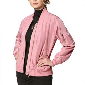 Chaqueta Bomber de Mujer para Invierno, de Piel de Oveja, Transpirable, con Acabado de Satén de Seda, Alta Calidad 2025 - Product Image 1
