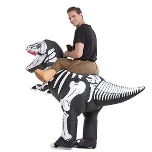 Divertido <span class=keywords><strong>Disfraz</strong></span> Inflable de <span class=keywords><strong>Dinosaurio</strong></span> para Adultos, <span class=keywords><strong>Disfraz</strong></span> de T-Rex para Halloween, <span class=keywords><strong>Disfraz</strong></span> de <span class=keywords><strong>Dinosaurio</strong></span> para Adultos para el Hogar - Product Image 2