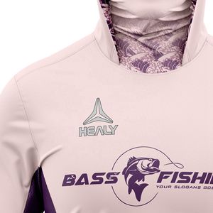 Camiseta de pesca con estampado personalizado UPF 50 para hombre, camiseta de manga larga de secado rápido, talla grande y transpirable - Product Image 2