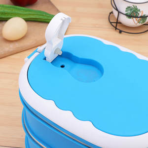 Boîte à lunch isotherme rectangulaire en acier inoxydable <span class=keywords><strong>pour</strong></span> enfants, <span class=keywords><strong>thermos</strong></span> <span class=keywords><strong>pour</strong></span> le stockage des aliments chauds, boîte à nourriture, récipient en acier inoxydable - Product Image 4