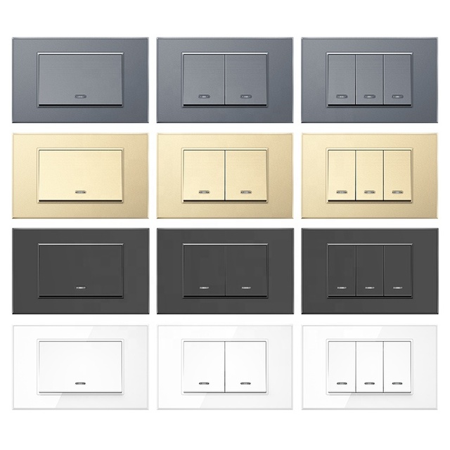 Wifi Version 4 Color Thailand Tuya Smart Switch Home Hotel Use Smart Light Wall Switch Wifi Remote Controlled Switch
