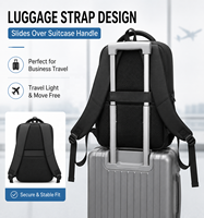 Sac à dos pour ordinateur portable étudiant avec port de charge USB, serrure antivol, crochet à clé, design multi-poches, adapté aux ordinateurs portables de 15,6 pouces