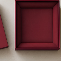 Boîte Cadeau de Noël Rigide Personnalisée avec Couvercle et Base, Structure Vide pour Gâteaux de Lune, Emballage de Noël pour Cosmétiques et Bijoux, Idéale pour les Fêtes