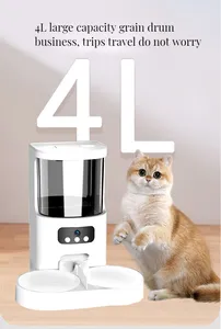 Nouveau design WiFi Control Pet Feeder Chargeur intelligent automatique pour animaux de compagnie