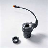 Poignée d'accélérateur pour vélo électrique Reliago avec câble étanche à 3 broches, compatible avec Hitway BK6