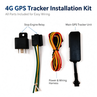 Rastreador GPS 4G en Tiempo Real con Detección ACC 9-95V, Corte Remoto de Combustible, Alarma de Exceso de Velocidad y Apagado de Motor para Coche, Moto, Camión y Flota