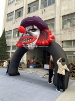 Arche gonflable effrayante d'arche de clown de Halloween de conception unique en vente