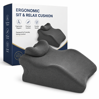 Ergonomisches Keilkissen aus Memory-Schaum zur Linderung von Säurereflux, Verstellbare Unterstützung für Lesen und Nachttisch, Orthopädisches Kissen gegen Rücken- und Nackenschmerzen