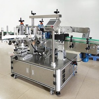 Machine d'étiquetage semi-automatique de haute qualité, machine d'impression d'étiquettes pour bouteilles d'eau, étiquettes métalliques pour bouteilles
