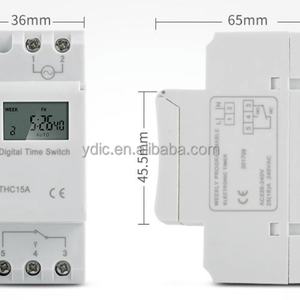 สวิตช์ตั้งเวลาควบคุมด้วยไมโครคอมพิวเตอร์ขนาดเล็ก THC15A แบบราง กล่องไฟฟ้า THC15A ตัวตั้งเวลาอิเล็กทรอนิกส์ - Product Image 3