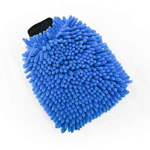 Guante de microfibra para lavado de autos, tamaño grande, doble cara, chenilla, para limpieza de vehículos - Product Image 4