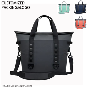 पुनः प्रयोज्य इको-फ्रेंडली वाटरप्रूफ पहनने-प्रतिरोधी ऑक्सीफोर्ड 54l बैकपैक कूलर जिपर बंद - Product Image 1