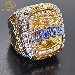 Bán hàng nóng thiết kế khác nhau Chất lượng cao quà tặng kinh doanh Bạc vô địch Nhẫn tùy chỉnh - Product Image 4